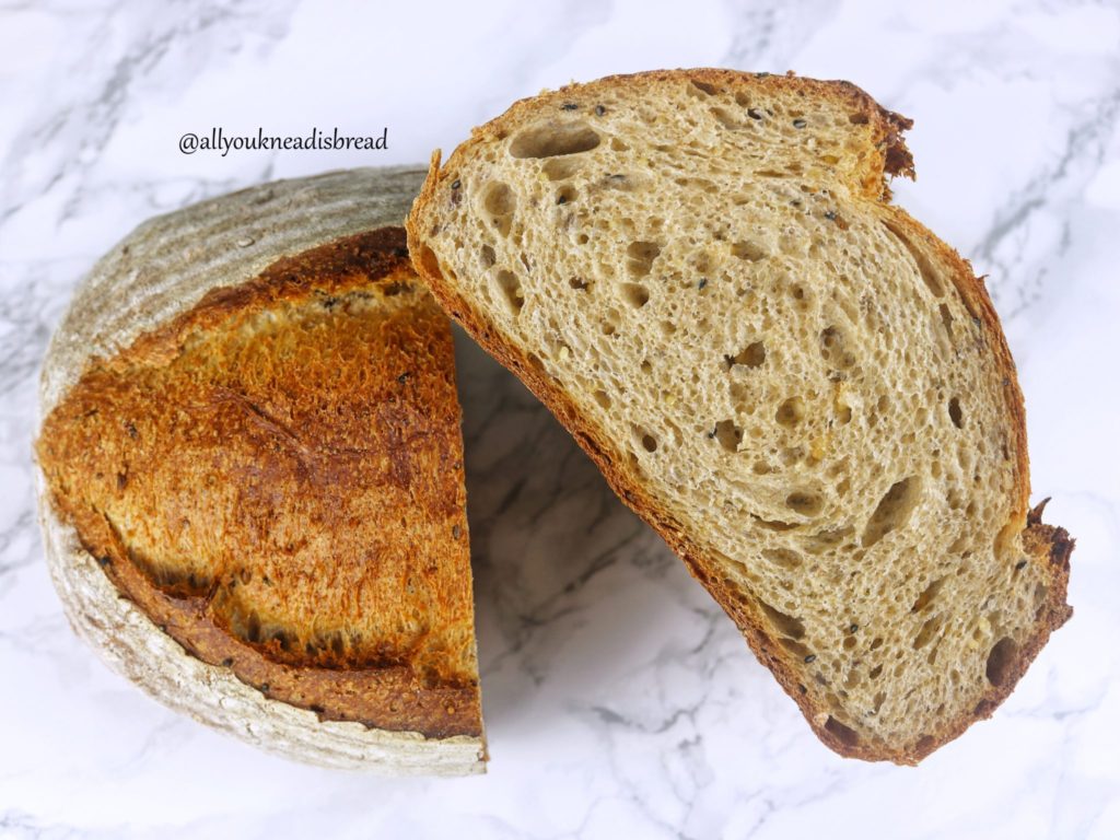 Fiber packed loaf All you knead is bread