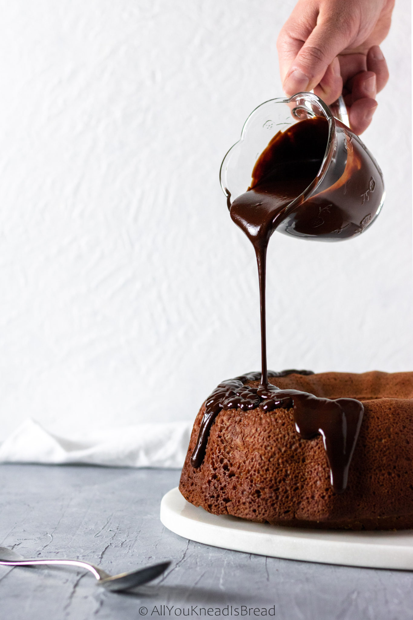 chocolate sourdough orange cake