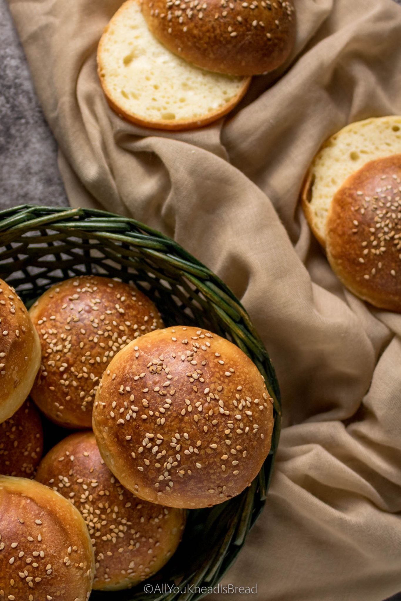 Perfect Sourdough Burger Buns - All you knead is bread